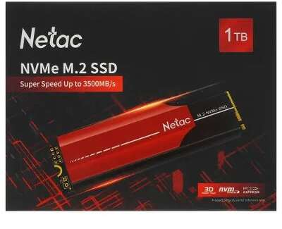 Твердотельный накопитель NVMe 1Tb [NT01N950E-001T-E4X] (SSD) Netac N950E Pro