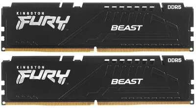 Набор памяти DDR5 DIMM 2*8192Mb DDR5600 Kingston FURY Beast Black EXPO (KF556C36BBEK2-16)