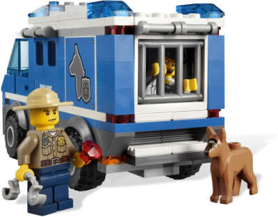 Lego city police dog van sale