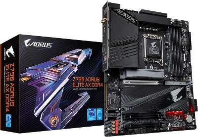 Материнская плата ATX LGA1700 GIGABYTE Z790 AORUS ELITE AX DDR4