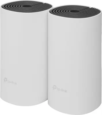 Mesh система TP-LINK Deco E4, 802.11a/b/g/n/ac, 2.4/5ГГц, до 1167 Мбит/с, 2шт