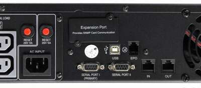 ИБП CyberPower PR1500ELCDRT2U, 1500VA, 1350W, IEC, USB, черный