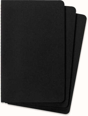 Блокнот Moleskine CAHIER JOURNAL QP316 Large 130х210мм обложка картон 80стр. линейка черный (3шт)