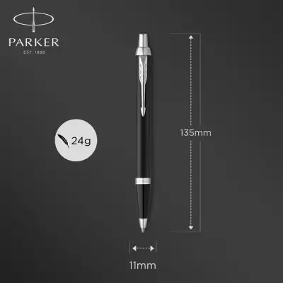 Ручка шариков. Parker IM Core (CW2150846) Matt Black CT M черн. черн. подар.кор.европод.