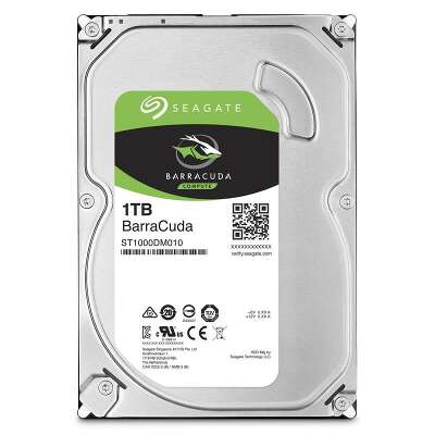 Жесткий диск Seagate Original SATA-III 1Tb ST1000DM010 Desktop Barracuda (7200rpm) 64Mb 3.5"