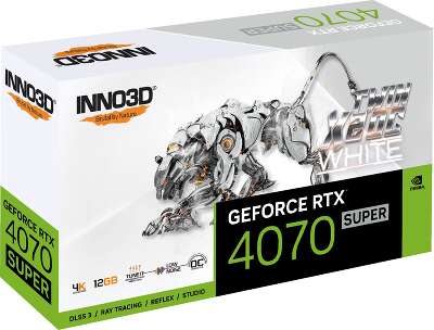 Видеокарта Inno3D NVIDIA nVidia GeForce RTX 4070 Super TWIN X2 OC 12Gb DDR6X PCI-E HDMI, 3DP