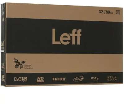 Телевизор 32" Leff 32H240S HD HDMIx3, USBx2