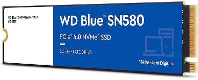 Твердотельный накопитель NVMe 500Gb [WDS500G3B0E] (SSD) Western Digital Blue SN580