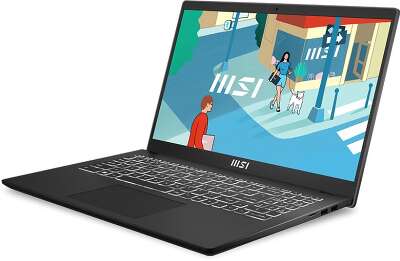 Ноутбук MSI Modern 15H 15.6" FHD IPS i5-13420H/16/512Gb SSD/Без OC черный