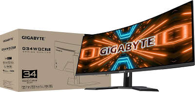 Монитор 34" Gigabyte Gaming G34WQC A-EK VA 3440x1440 HDMI, DP