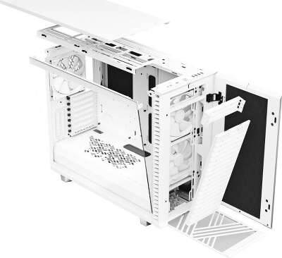 Корпус Fractal Design Define 7 Clear Tempered Glass, белый, EATX, Без БП (FD-C-DEF7A-06)