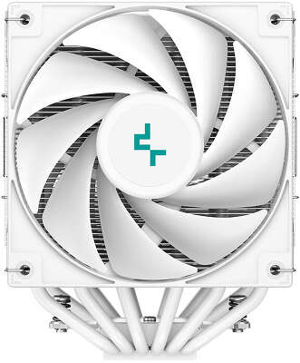 Кулер для процессора DeepCool AG620 DIGITAL WH ARGB, 120 мм, 1950rpm, 29.4 дБА, 260 Вт, 4-pin PWM, Al+Cu, ARGB