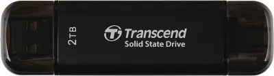 Накопитель SSD Transcend USB-C 2TB TS2TESD310C серый USB-A