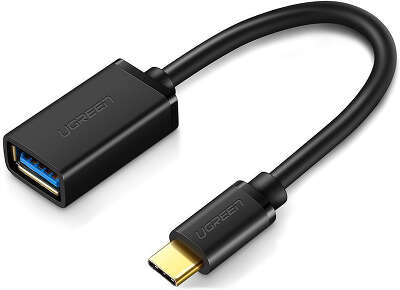 Адаптер Ugreen US154 USB-C Male to USB 3.0 Female, Black [30701]