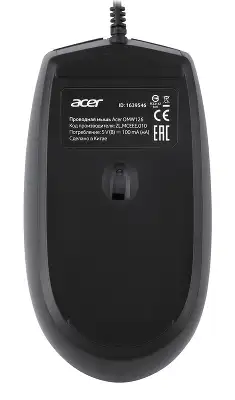 Мышь Acer OMW126 черный оптическая 1200dpi USB 3but (ZL.MCEEE.010)