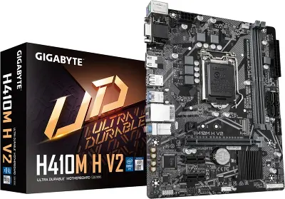 Материнская плата mATX LGA1200 GIGABYTE H410M H V2 rev2.0