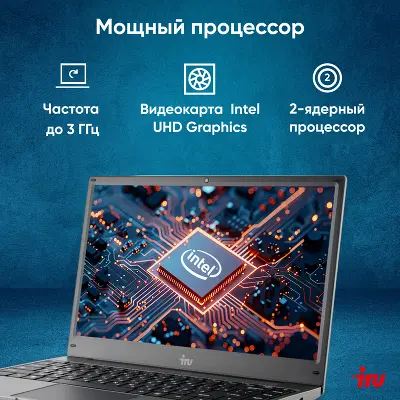 Ноутбук IRU 14TLHC 14.1" IPS FHD i3 1115G4 1.7 ГГц/8/256 SSD/W11Pro