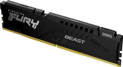 Модуль памяти DDR5 DIMM 16Gb DDR6000 Kingston FURY Beast Black EXPO (KF560C30BBE-16)