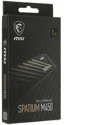 Твердотельный накопитель NVMe 1Tb [S78-440L980-P83] (SSD) MSI SPATIUM M450