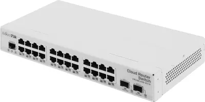 Коммутатор MikroTik CRS326-24G-2S+IN, управляемый