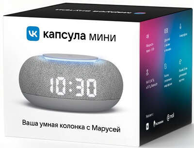 Умная колонка VK Капсула Мини Маруся св.серый 5W 1.0 BT 10м (MRC02GY)