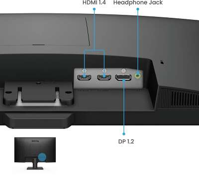 Монитор 24" BenQ GW2490 IPS FHD HDMI, DP, USB-Hub