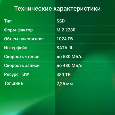 Твердотельный накопитель 1Tb [DGSR1001TS93T] (SSD) Digma Run S9