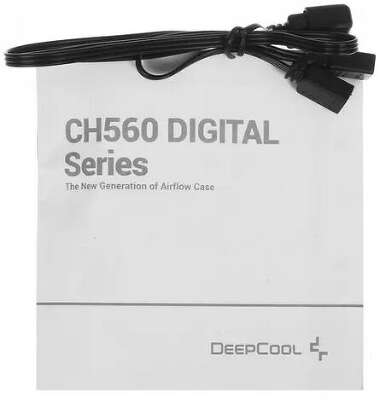 Корпус Deepcool CH560 DIGITAL, черный, EATX, без БП (R-CH560-BKAPE4D-G-1)