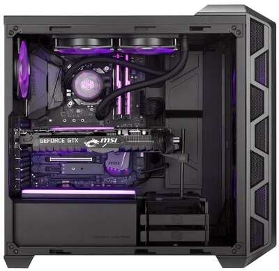 Корпус COOLERMASTER MasterCase H500, черный, ATX, Без БП (MCM-H500-IGNN-S00)