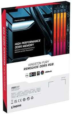 Набор памяти DDR5 DIMM 2x16Gb DDR6400 Kingston FURY Renegade RGB (KF564C32RSAK2-32)