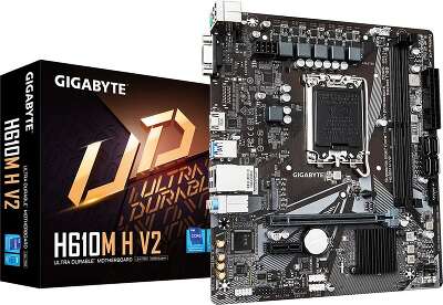 Материнская плата mATX LGA1700 GIGABYTE H610M H V2