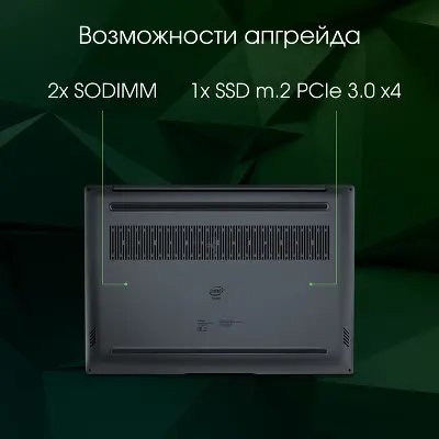 Ноутбук DIGMA PRO Pactos 14" FHD IPS i5-1235U/16/512Gb SSD/W11Pro темно-серый