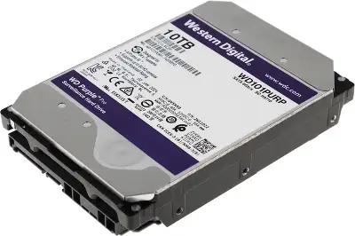 Жесткий диск WD SATA-III 10TB WD101PURP Surveillance Purple Pro (7200rpm) 256Mb 3.5"