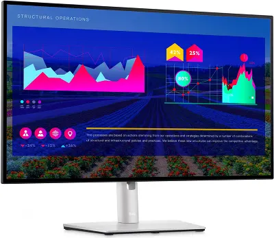 Монитор Dell 27" UltraSharp U2722D черный IPS LED 5ms 16:9 HDMI матовая HAS Piv 1000:1 350cd 178гр/178гр 2560x1440 60Hz DP 2K USB