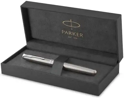 Ручка роллер Parker Sonnet Core T526 (CW1931511) Stainless Steel CT M черн. черн. подар.кор.