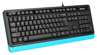 Клавиатура A4Tech Fstyler FKS10 черный/синий USB (FKS10 BLUE)