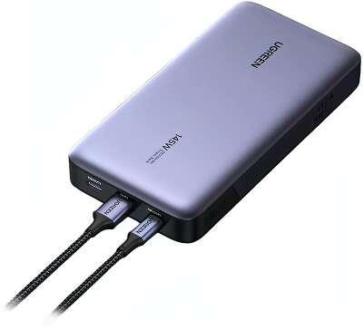 Внешний аккумулятор UGREEN PB205 (90597A) PD 145W Power Bank 25000mAh. Цвет: серый