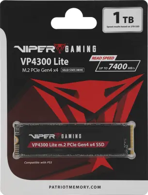 Твердотельный накопитель NVMe 1Tb [VP4300L1TBM28H] (SSD) Patriot Viper VP4300 Lite