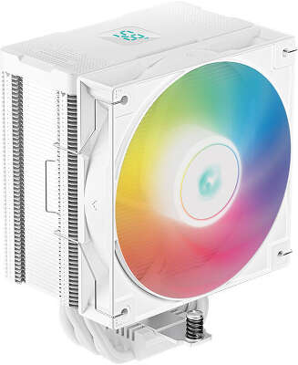 Кулер для процессора DeepCool AG500 DIGITAL WH ARGB, 120 мм, 1950rpm, 29.4 дБА, 240 Вт, 4-pin PWM, Al+Cu, ARGB