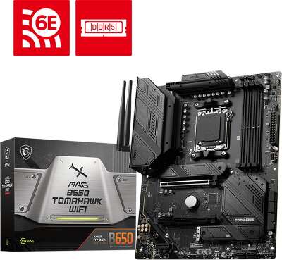 Материнская плата ATX LGAAM5 MSI MAG B650 TOMAHAWK WIFI