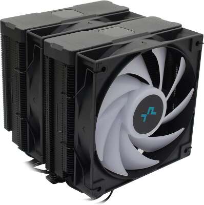 Кулер для процессора DeepCool AG620 DIGITAL BK ARGB, 120 мм, 1950rpm, 29.4 дБА, 260 Вт, 4-pin PWM, Al+Cu, ARGB