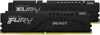 Набор памяти DDR5 DIMM 2x16Gb DDR6000 Kingston FURY Beast Black EXPO (KF560C36BBEK2-32)