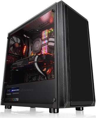 Корпус Thermaltake Versa J25 TG, черный, ATX, Без БП (CA-1L8-00M1WN-00)