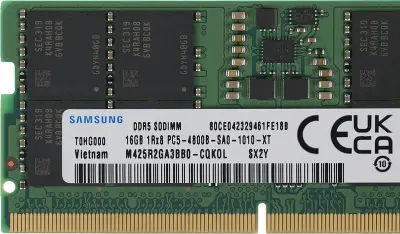 Модуль памяти DDR5 SODIMM 16Gb DDR4800 Samsung (M425R2GA3BB0-CQK)