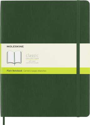 Блокнот Moleskine CLASSIC SOFT QP623K15 XLarge 190х250мм 192стр. нелинованный мягкая обложка зеленый