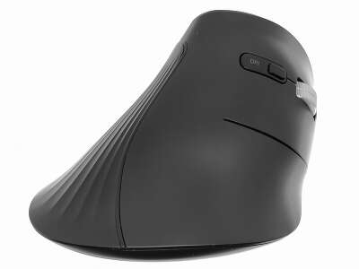 Беспроводная мышь вертикальная UGREEN MU008 (25444) Wireless Vertical Mouse 2.4 GHz&BT. Цвет: черный