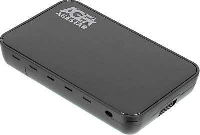 Внешний корпус для HDD AgeStar 3UB3A8-6G SATA II пластик черный 3.5"