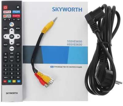 Телевизор 55" Skyworth 55SXE9000 UHD HDMIx3, USBx2 серый