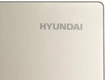 Холодильник Hyundai CS6073FV 3-хкамерн. шампань стекло инвертер