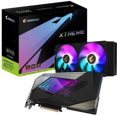 Видеокарта GIGABYTE NVIDIA nVidia GeForce RTX 4070Ti XTREME WATERFORCE 12Gb DDR6X PCI-E HDMI, 3DP